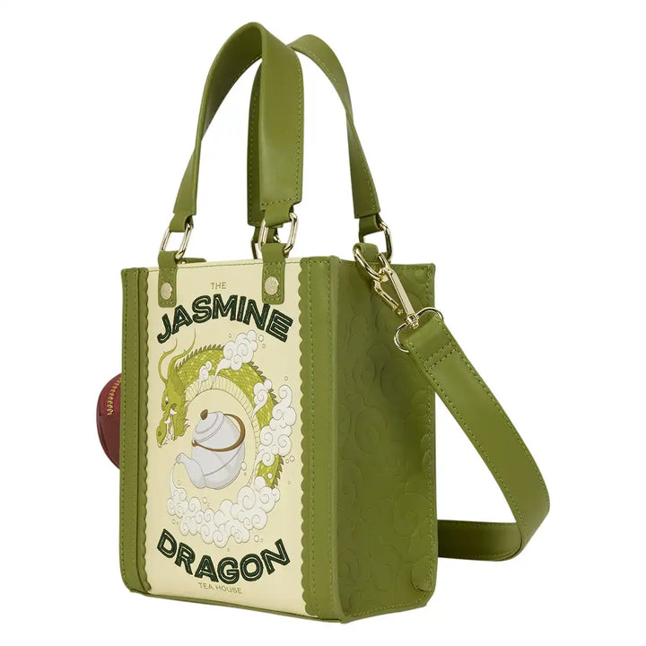 Loungefly Nickelodeon Avatar: The Last Airbender Jasmine Dragon Tote Crossbody Bag with Coin Bag