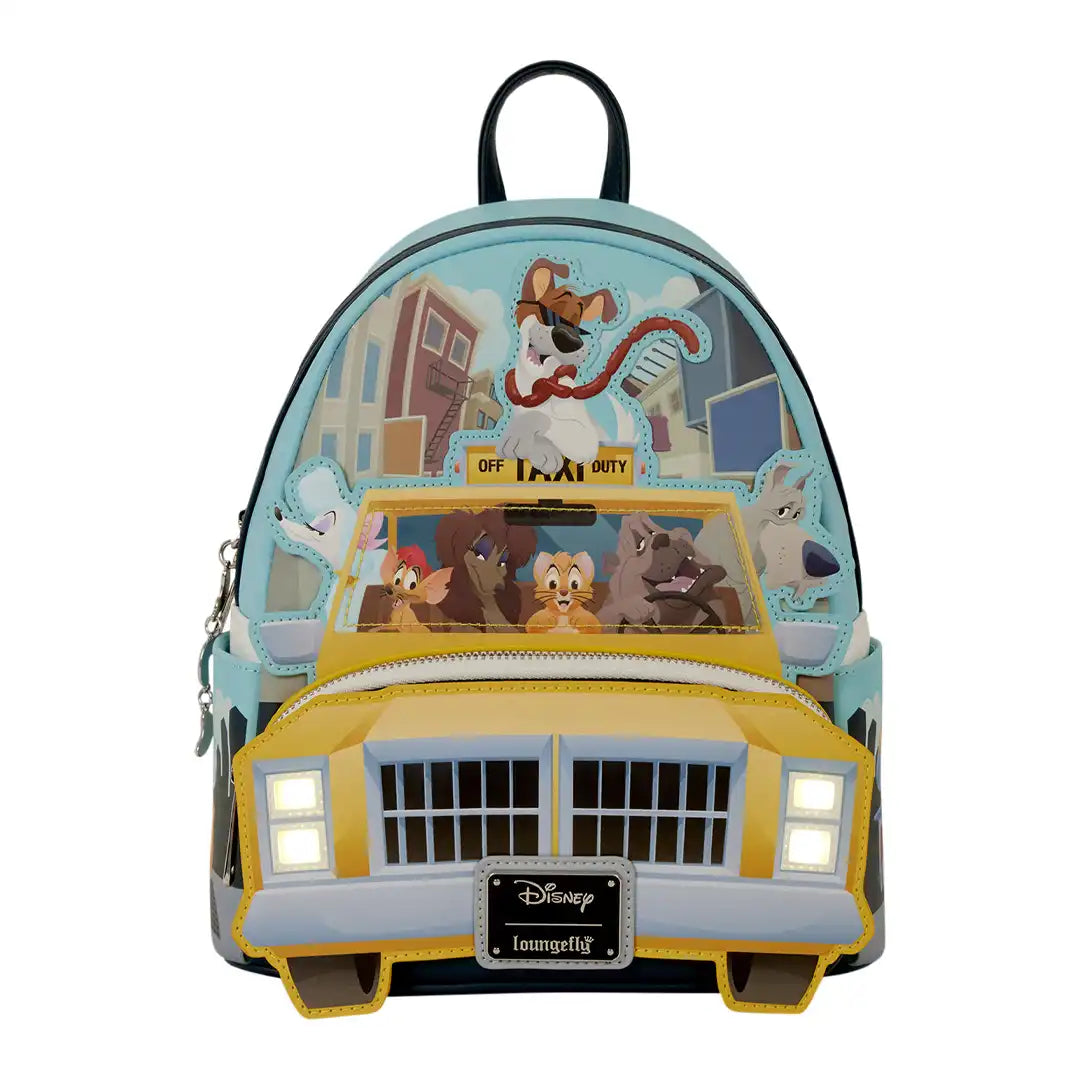 Loungefly Disney Oliver and Company Taxi Scene Mini Backpack