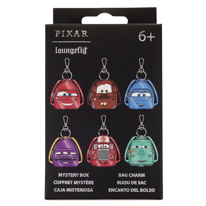 Loungefly Disney Pixar Cars 20th Anniversary Mystery Mini Backpack Keychain Charm