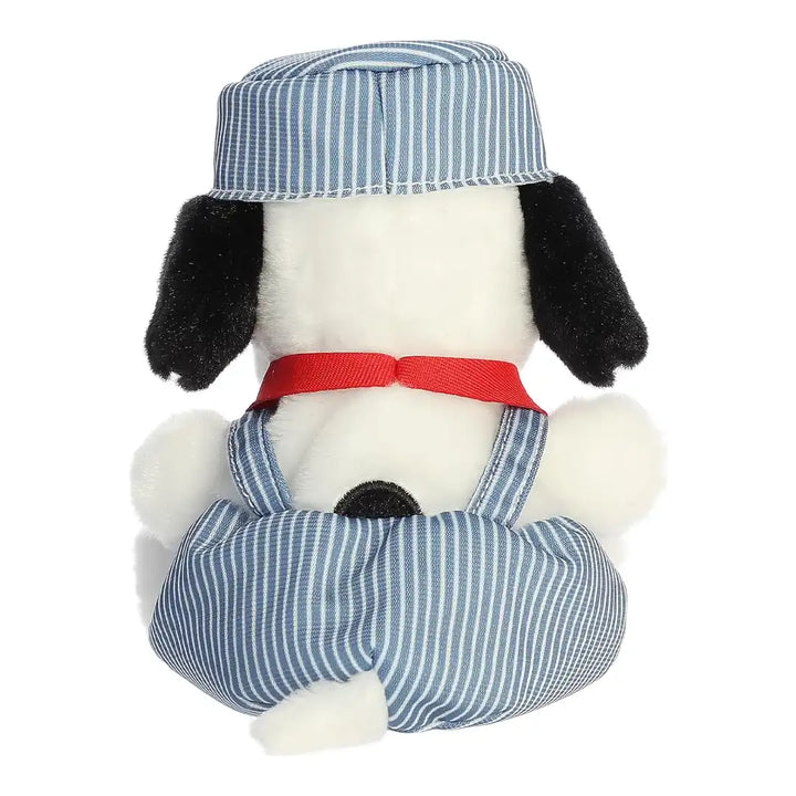 Aurora Adorable Palm Pals Peanuts 5" Train Engineer Snoopy