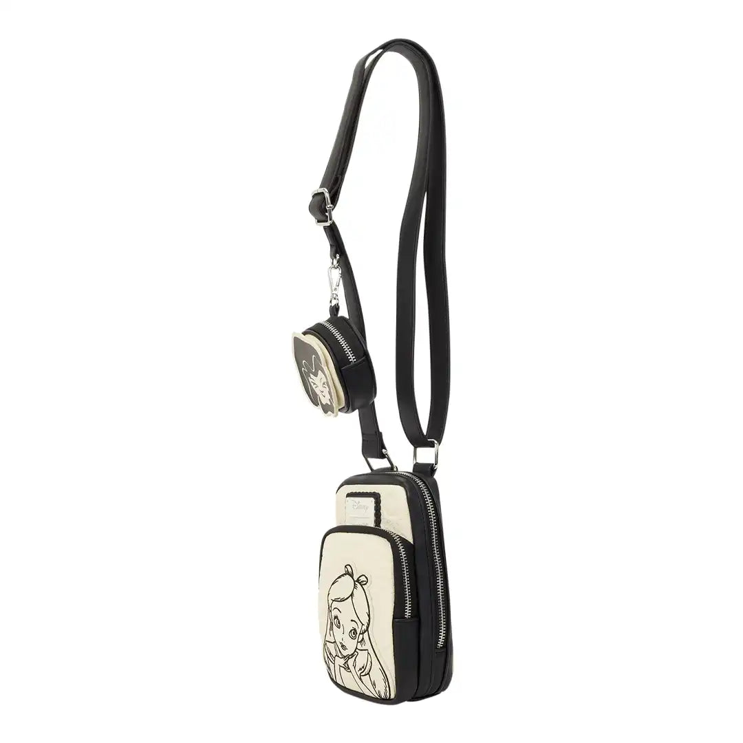 Loungefly Disney Alice in Wonderland Cell Phone Sling Crossbody Bag