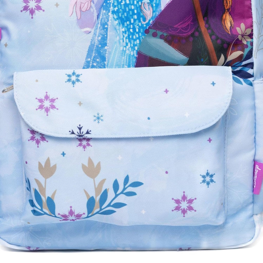 Wondapop Disney Frozen 15.5” Nylon Backpack, Own Your Destiny, Kids School Bag with Laptop Sleeve &amp; Pockets