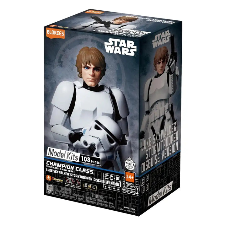 Blokees Star Wars Episode IV: A New Hope Luke Skywalker Stormtrooper Disguise Version Model Kit