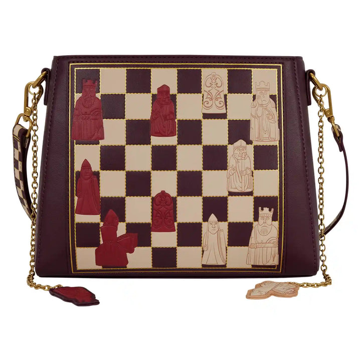Loungefly WB Harry Potter Wizard Chess Crossbody Bag with Playable Pieces
