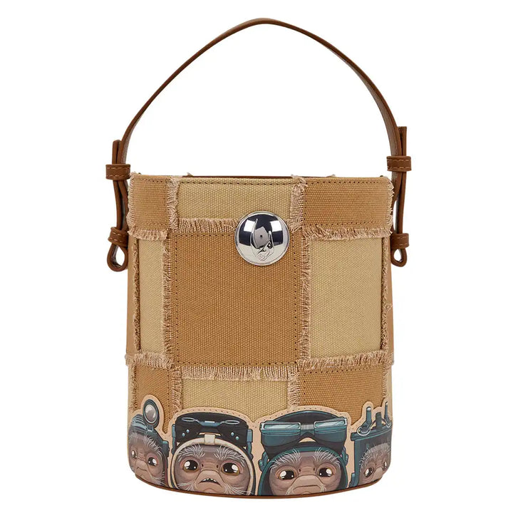 Loungefly Star Wars The Mandalorian Grogu &amp; Anzellan Crossbody Bag