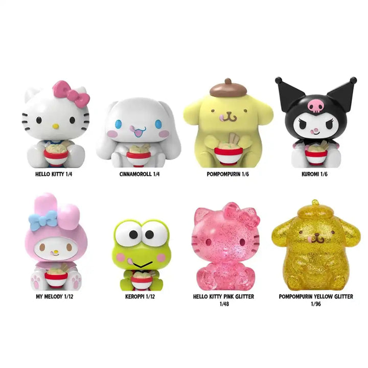 Funmaker Rokimoto Hello Kitty &amp; Friends Series 1 Ramen Cup Blind Box Vinyl Figure