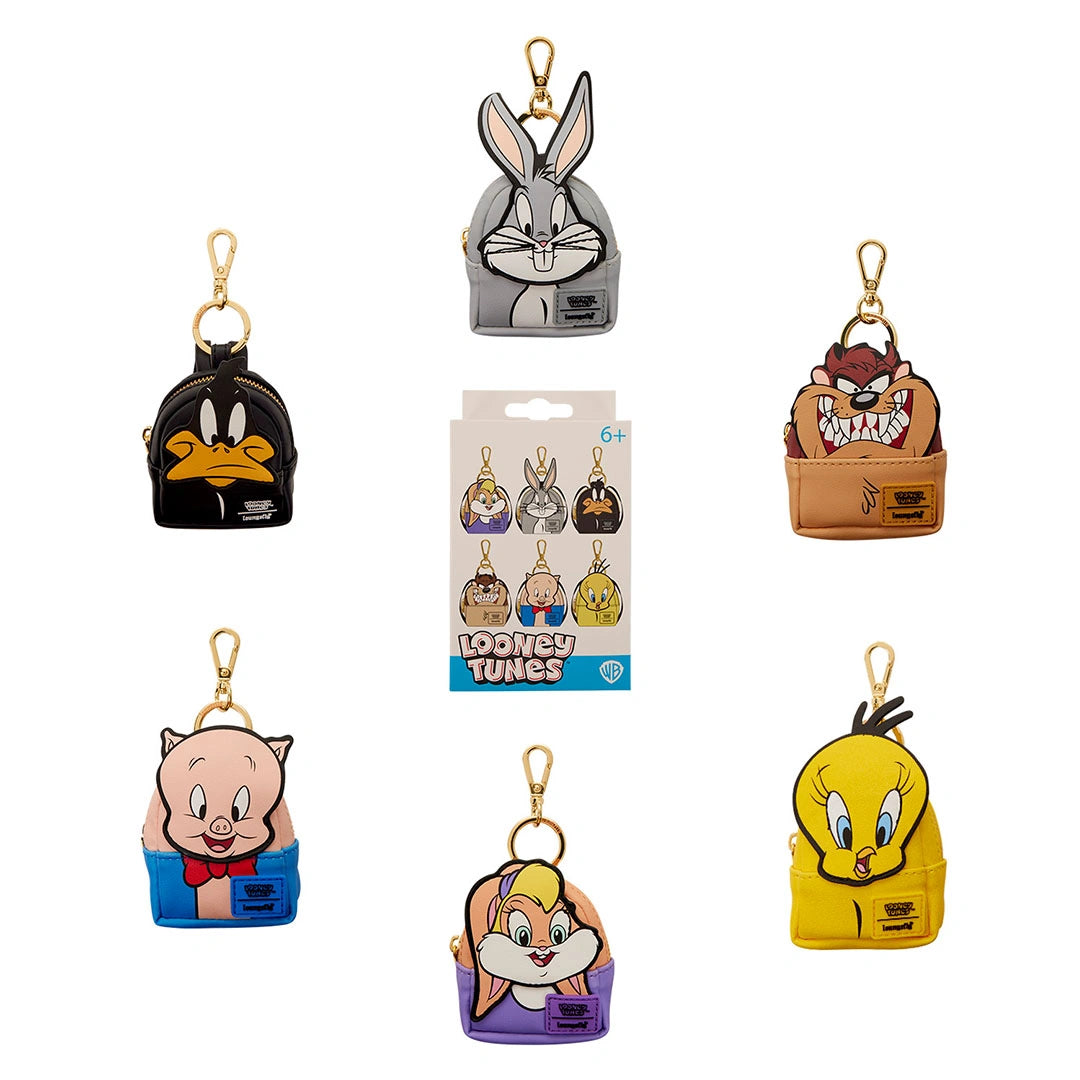 Loungefly Warner Brothers Looney Tunes Mystery Mini Backpack Keychain Charm