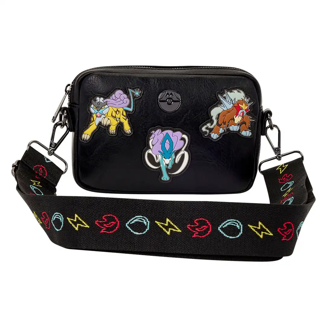 Loungefly Pokémon Legendary Beasts Sling Crossbody Bag with Coin Bag