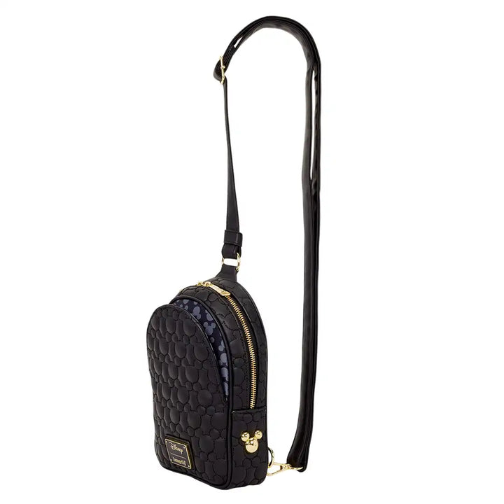 Loungefly Disney Mickey Mouse Silhouette Sling Crossbody Bag