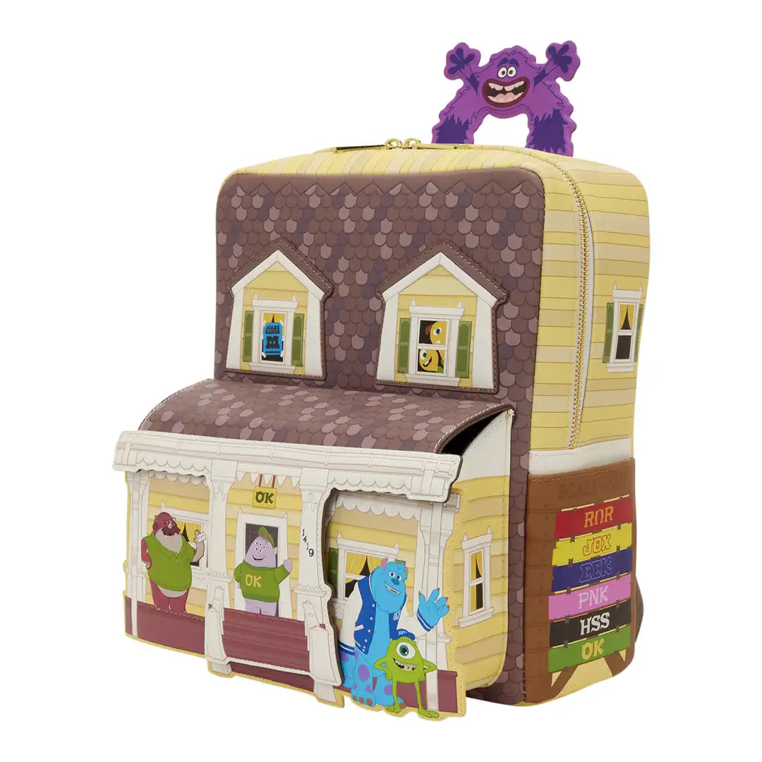 Loungefly Disney Pixar Monsters University Oozma Kappa House Figural Mini Backpack