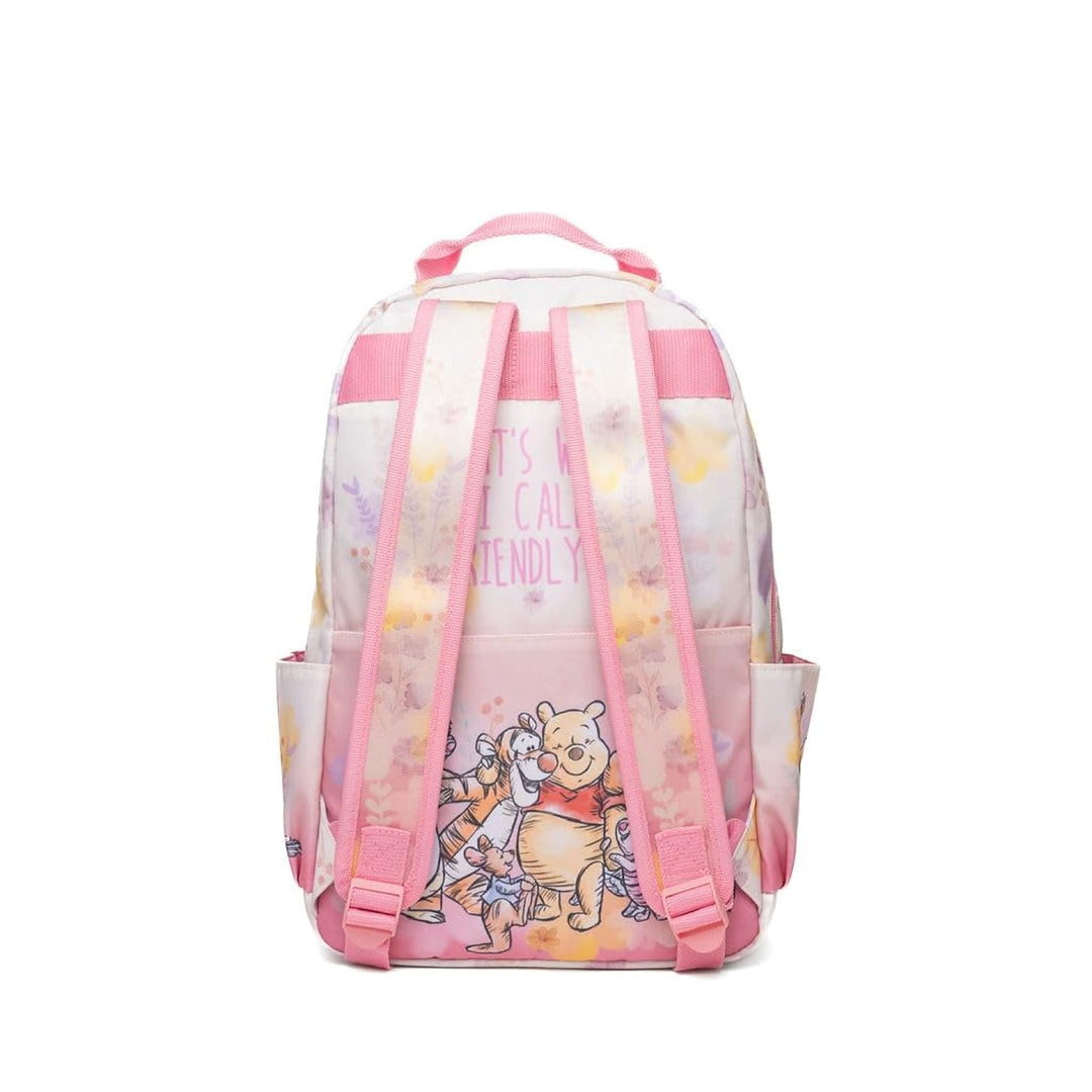 Wondapop Disney Winnie the Pooh Backpack,15.5 Inch Backpack with Padded Shoulder Straps, 14 Inch Laptop &amp; Tablet Compartment, Hidden Security Pocket, Front Pocket &amp; Side Pockets