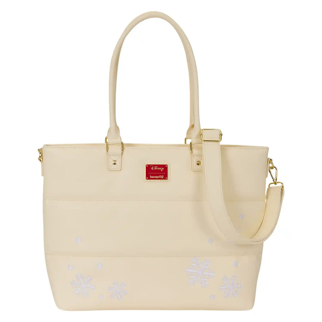 Loungefly Disney Mickey &amp; Friends Puff Quilt Tote Bag