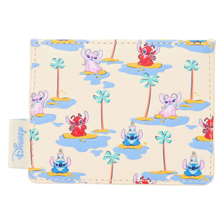 Loungefly Disney Lilo &amp; Stitch Stitch, Angel, &amp; Leroy Card Holder