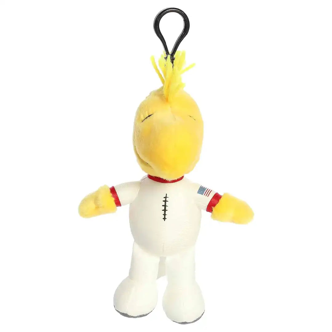 Aurora Adorable Peanuts 6.5" White Space Suit Woodstock Clip-On