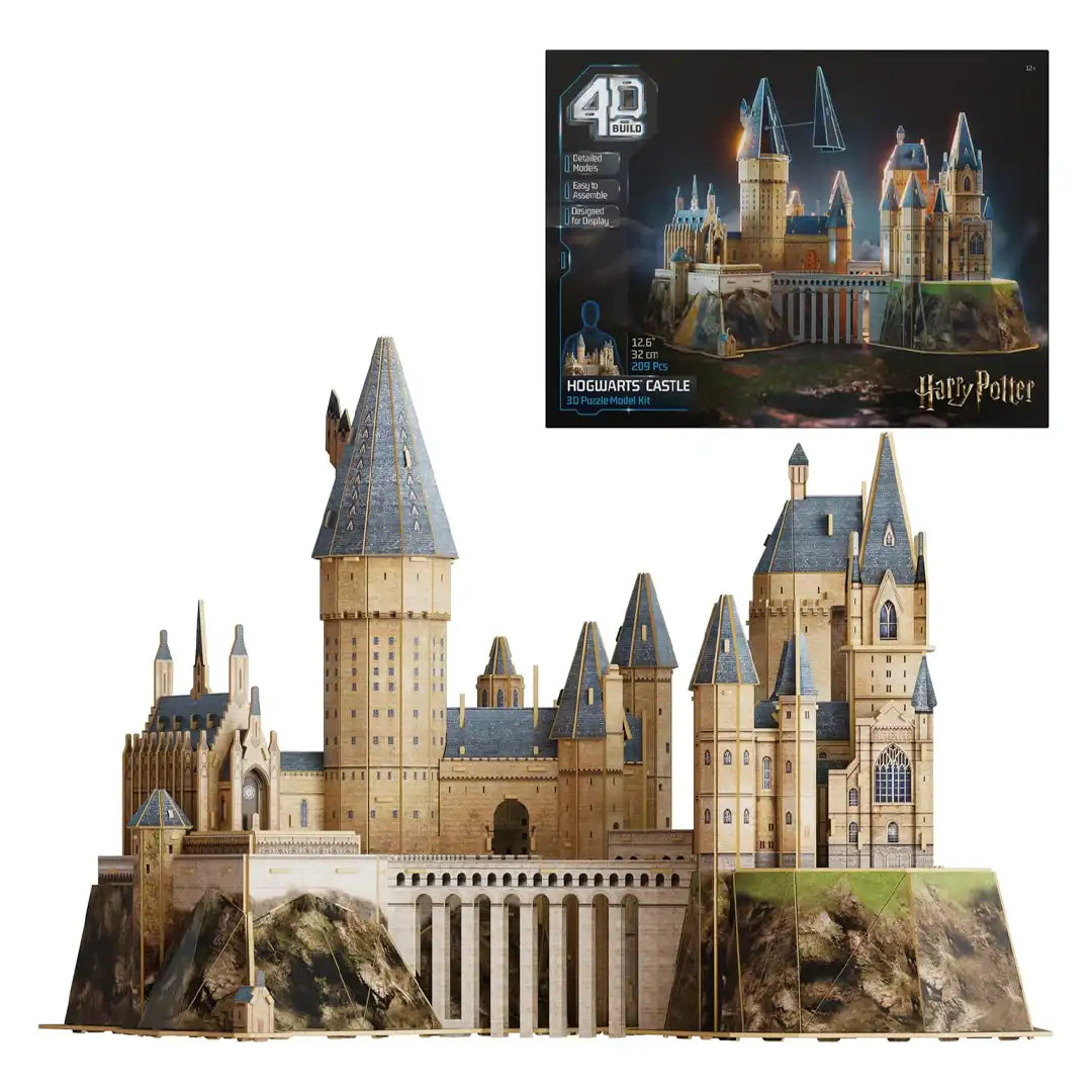 4D Build Harry Potter Hogwarts Castle 3D Puzzle Model Kit