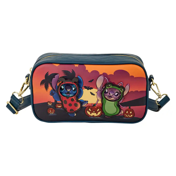 Loungefly Disney Stitch &amp; Angel Halloween Costumes Crossbody Bag