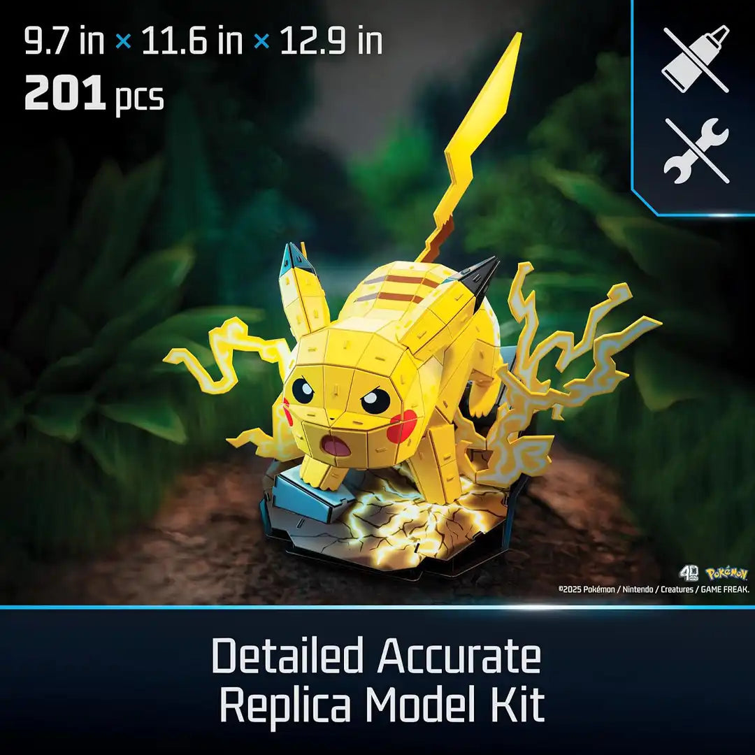 4D Build Pokemon Pikachu 3D Model Kit