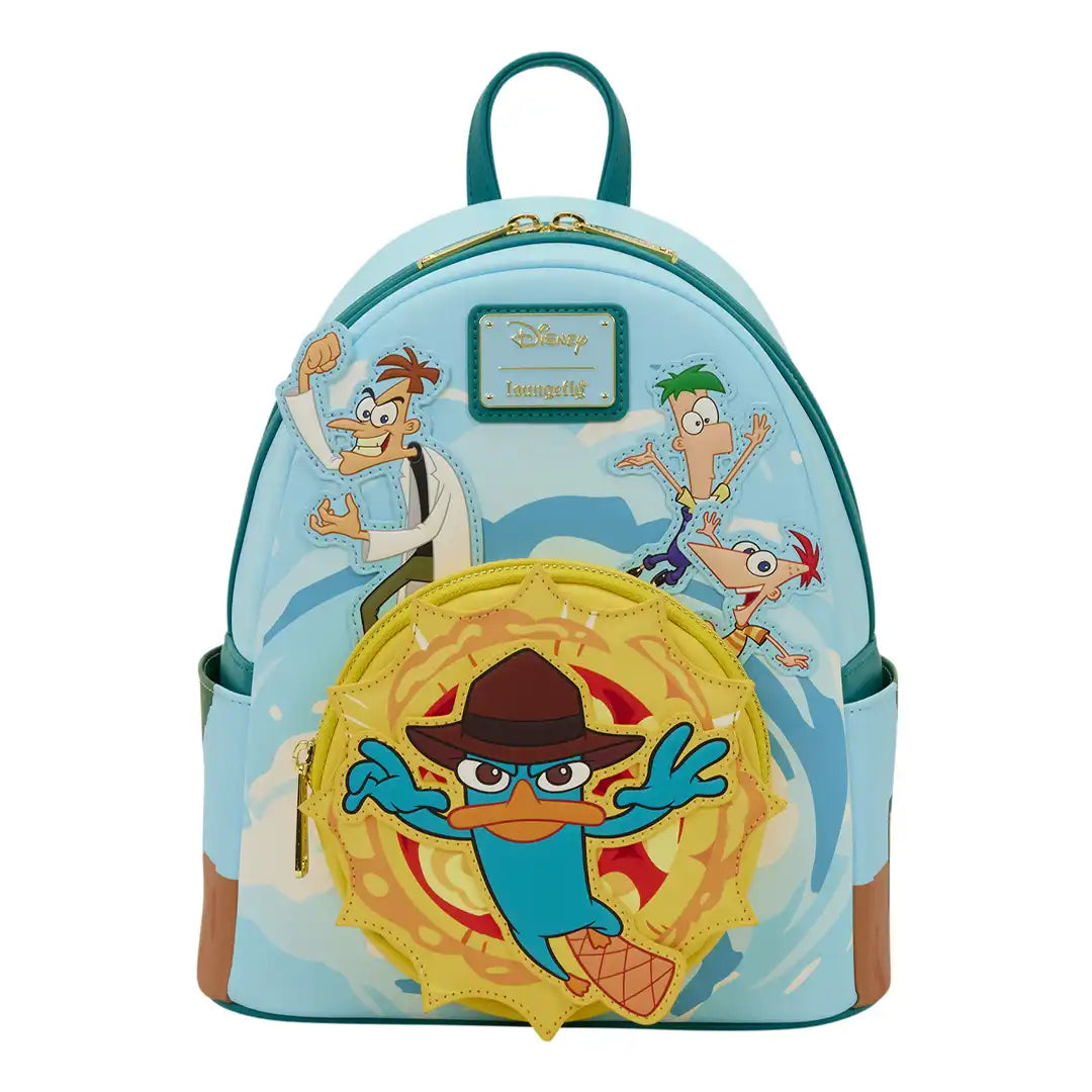 Loungefly Disney Phineas &amp; Ferb Light-Up Mini Backpack