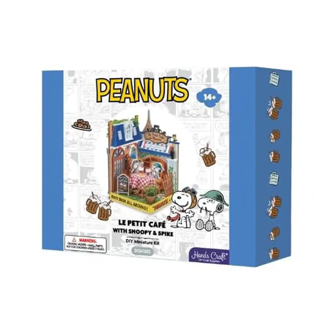 Hands Craft Le Petit Cafe with Snoopy &amp; Spike 3D Puzzle