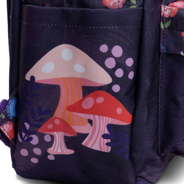 Wondapop Disney Alice in Wonderland Cheshire Cat Backpack 16” School Backpack with Laptop Sleeve, Front Pocket &amp; Side Pockets, Bookbag for Kids and Teens