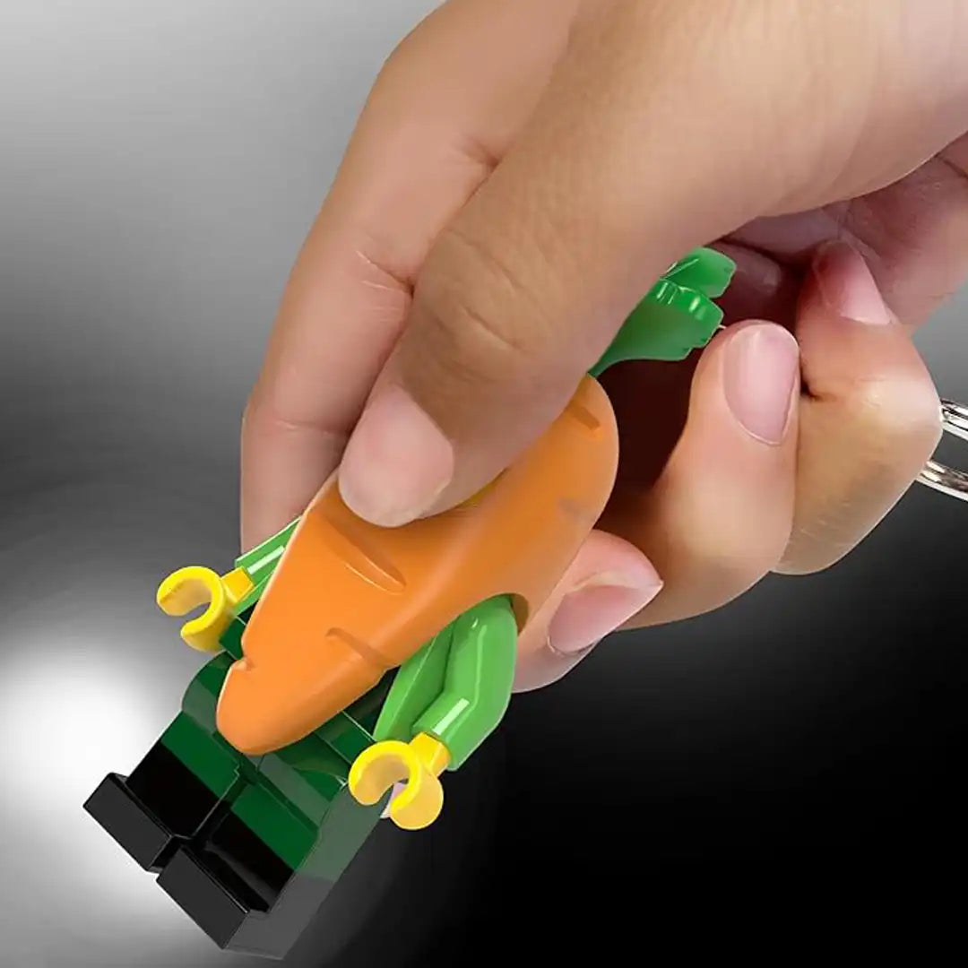 LEGO Minifigures Keychain Light Carrot Mascot