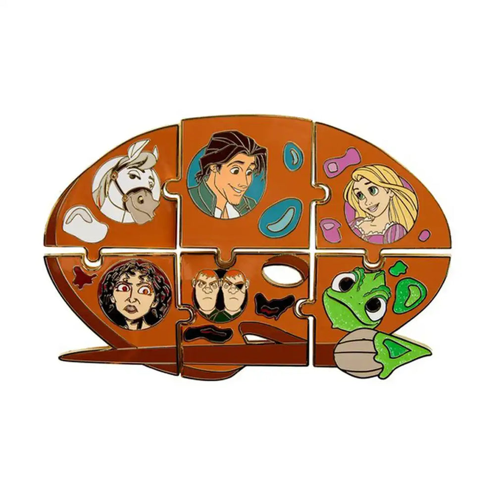 Loungefly Disney Tangled Paints Puzzle Mystery Box Pin