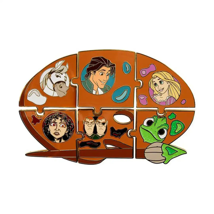Loungefly Disney Tangled Paints Puzzle Mystery Box Pin