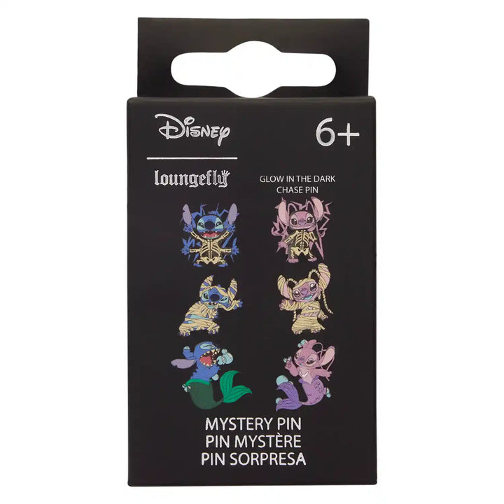 Loungefly Disney Stitch &amp; Angel Halloween Costumes Mystery Box Pin
