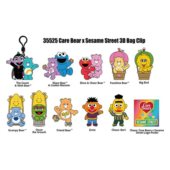 Monogram Care Bears x Sesame Street 3D Series 1 Blind Bag