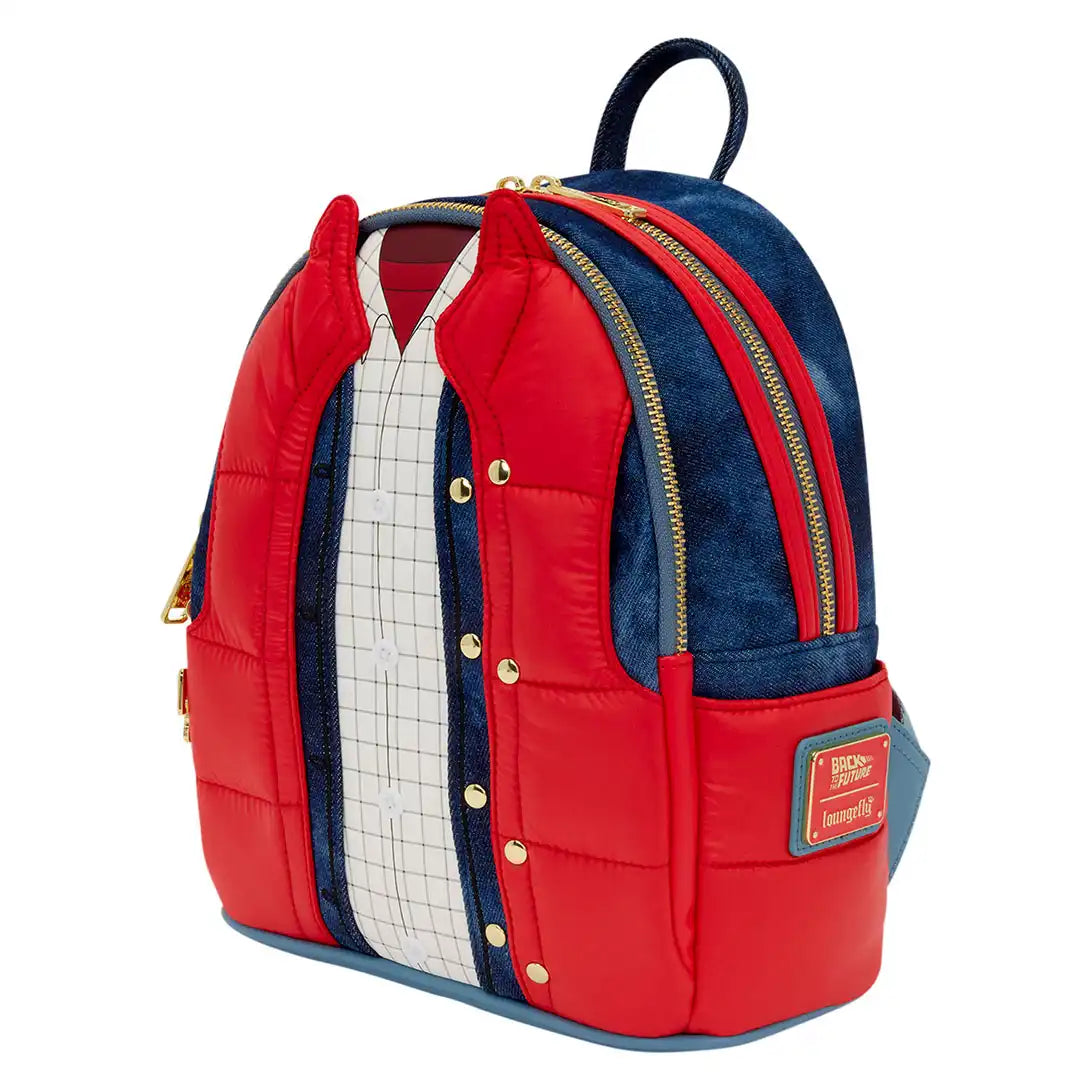 Loungefly Universal Back To The Future Marty Mcfly Cosplay Mini Backpack