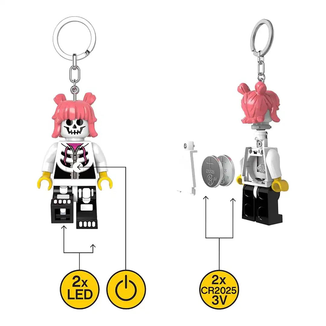 LEGO Minifigures Keychain Light Skeleton Girl