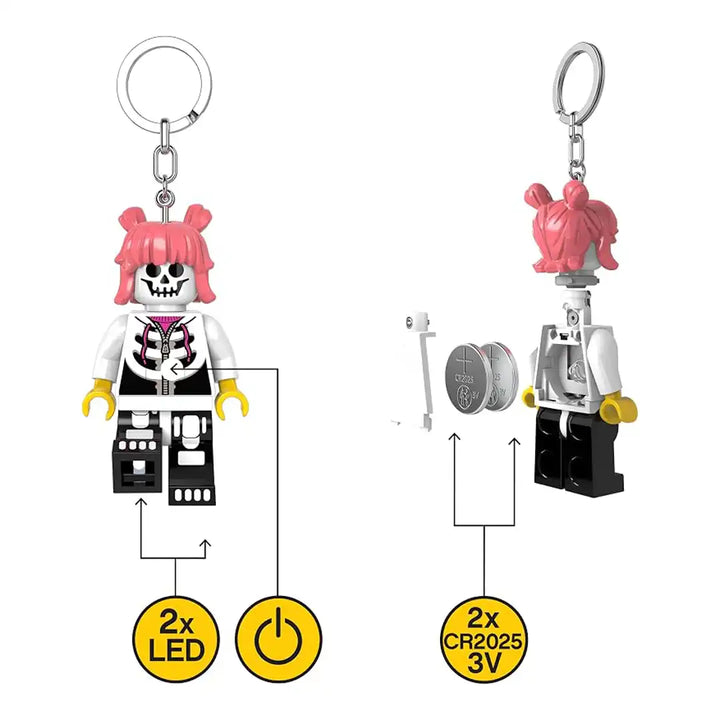 LEGO Minifigures Keychain Light Skeleton Girl