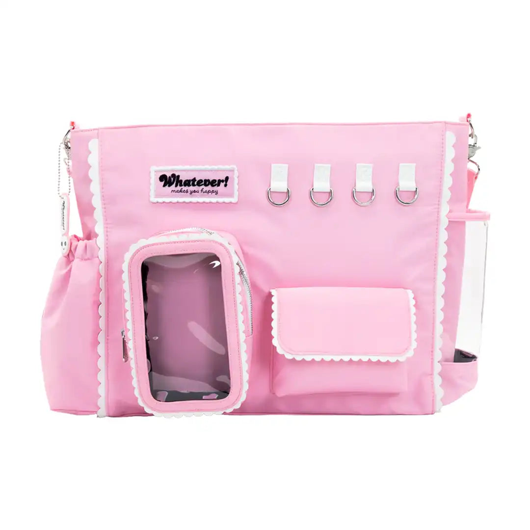 Whatever Makes You Happy Pink Emotional Support Trinket Bag