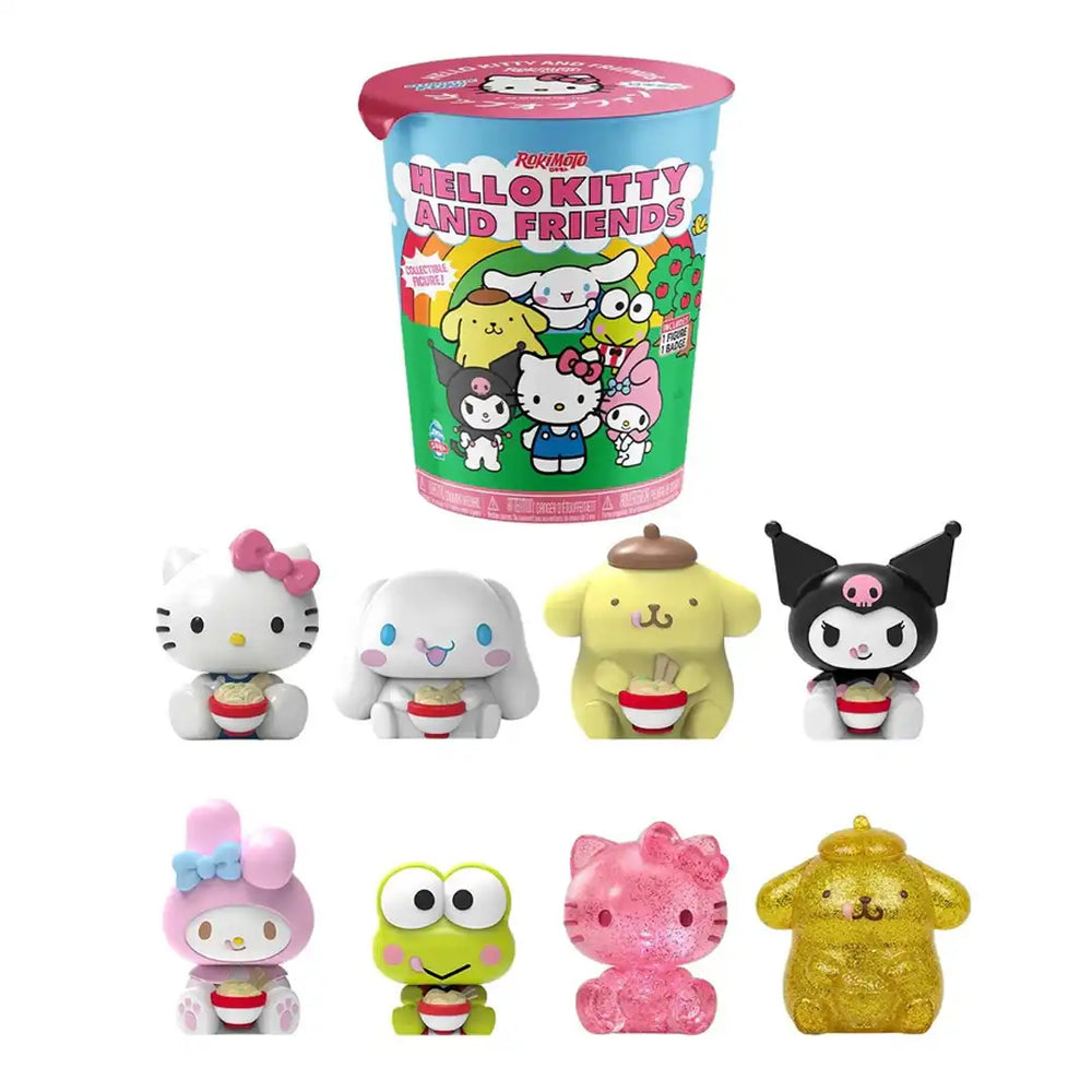 Funmaker Rokimoto Hello Kitty & Friends Series 1 Ramen Cup Blind Box Vinyl Figure