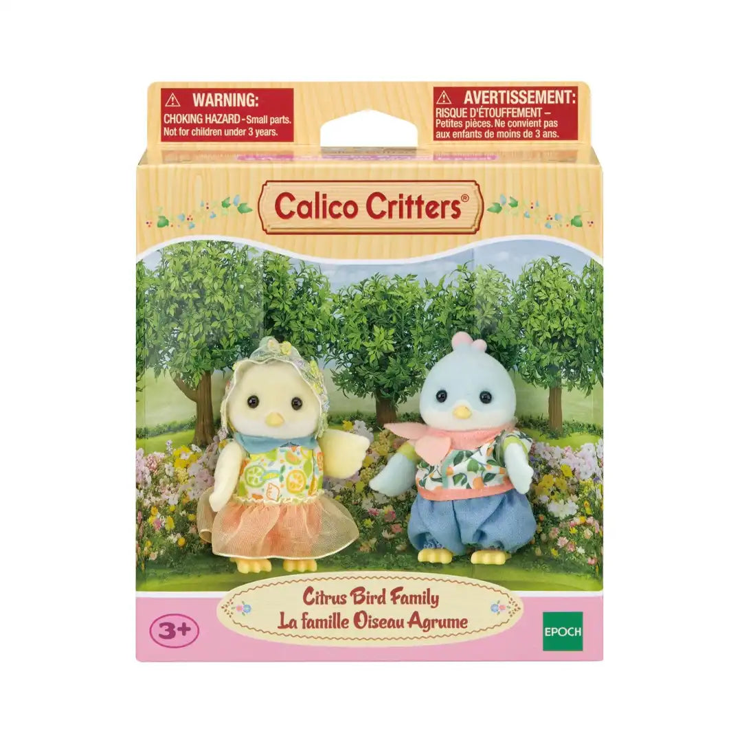 Calico Critters Citrus Bird Family