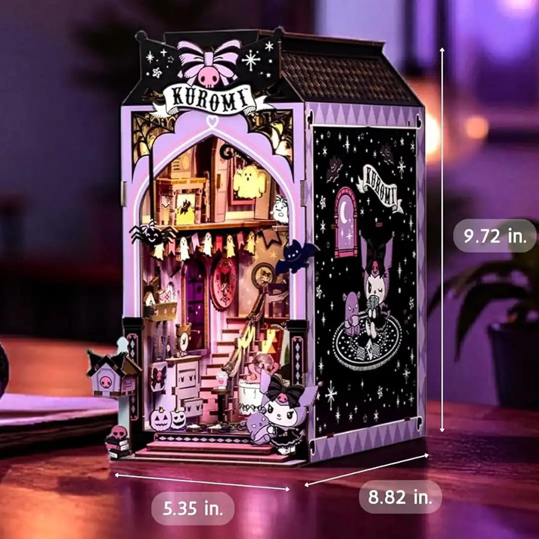 Hands Craft Kuromi Spooky House Book Nook Kit