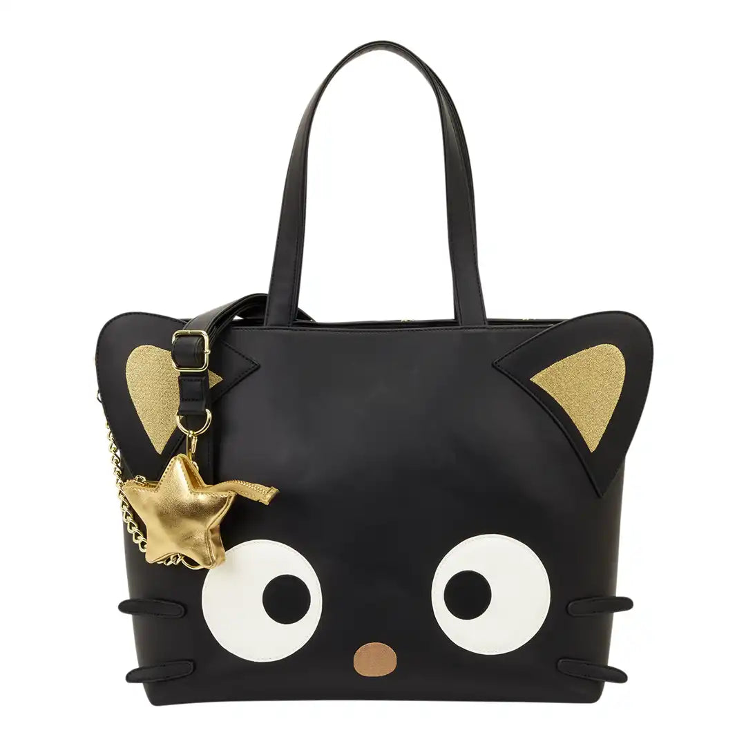 Loungefly Sanrio Chococat Stars Tote Crossbody Bag with Coin Bag