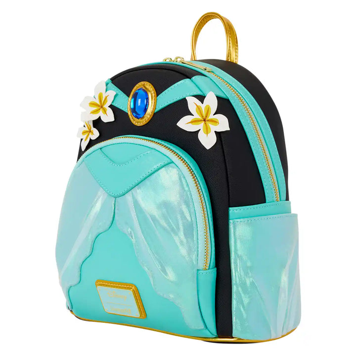Loungefly Disney Princess Jasmine Cosplay Mini Backpack with Lamp Bag Charm
