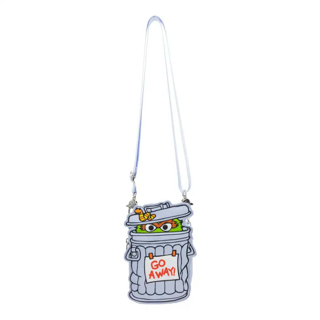 Whatever Makes You Happy Sesame Street Oscar the Grouch Mini Crossbody Bag