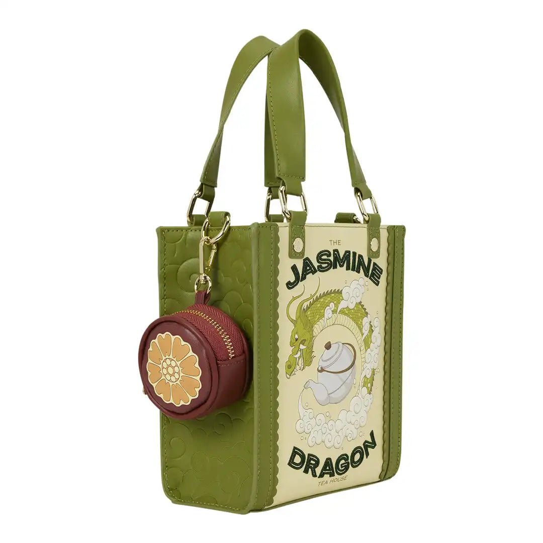 Loungefly Nickelodeon Avatar: The Last Airbender Jasmine Dragon Tote Crossbody Bag with Coin Bag