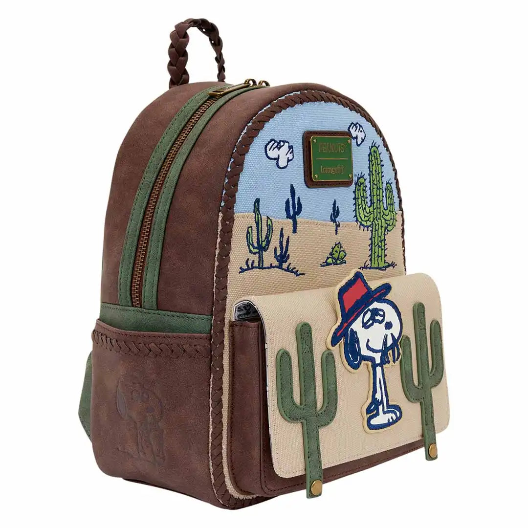 Loungefly Peanuts Spike Desert Mini Backpack
