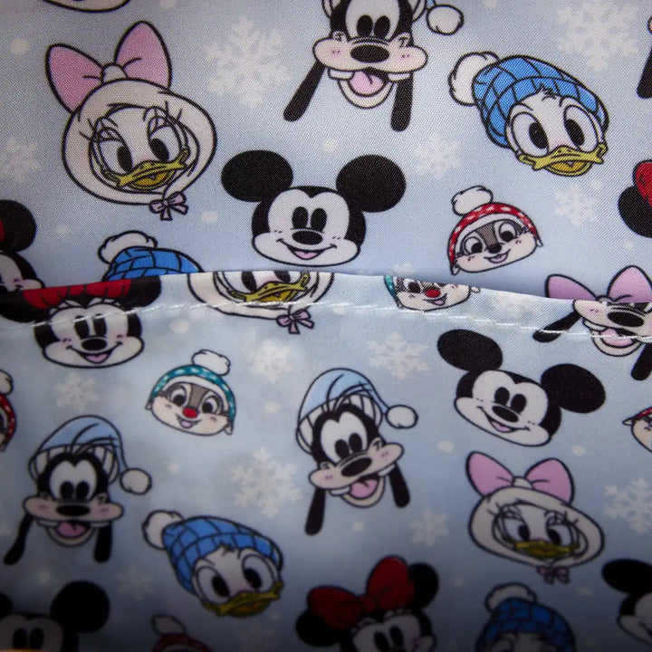 Loungefly Disney Mickey &amp; Friends Ice Skating Mini Backpack with Headband Holder
