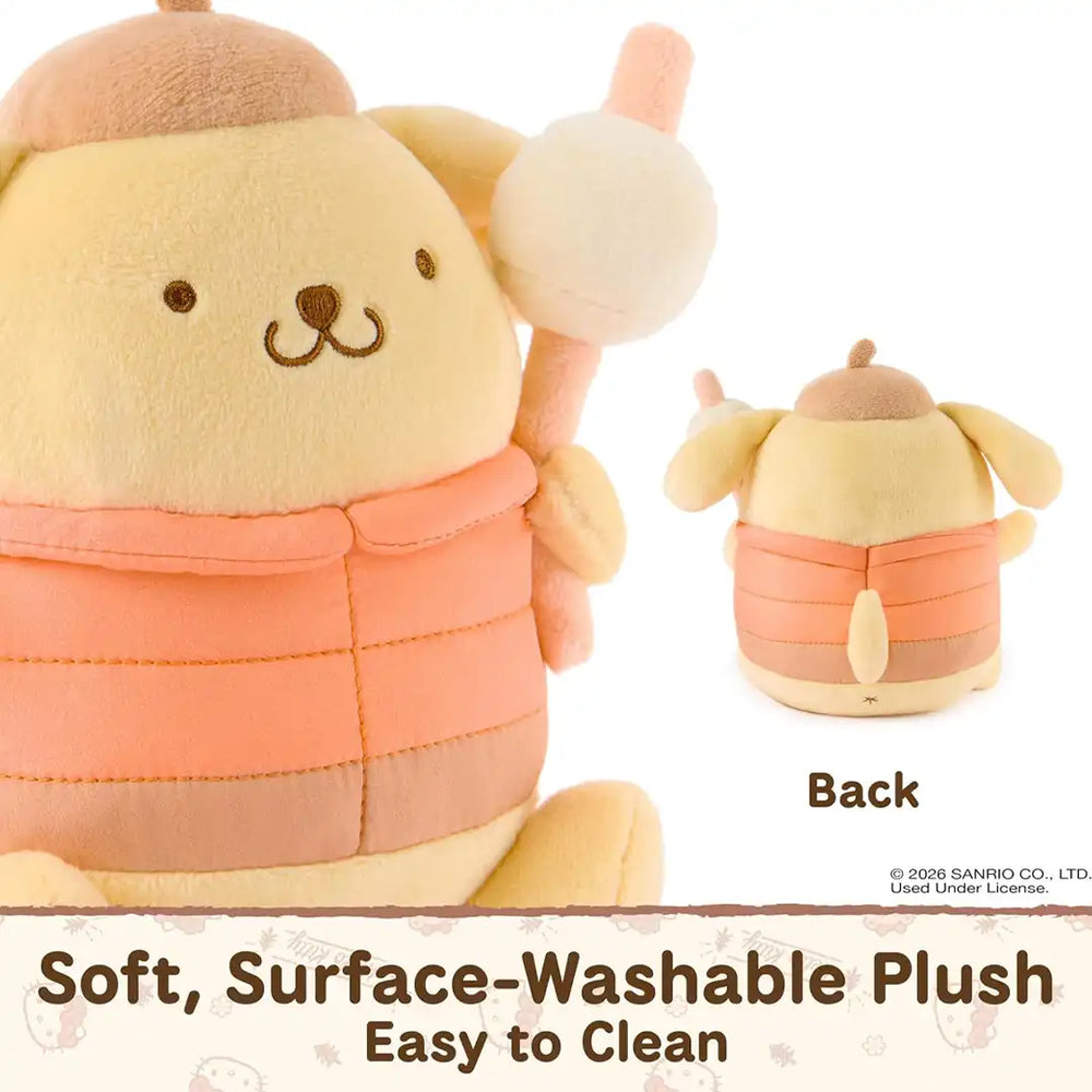 GUND Sanrio Hello Kitty and Friends Pompompurin Camping 6" Plush Toy