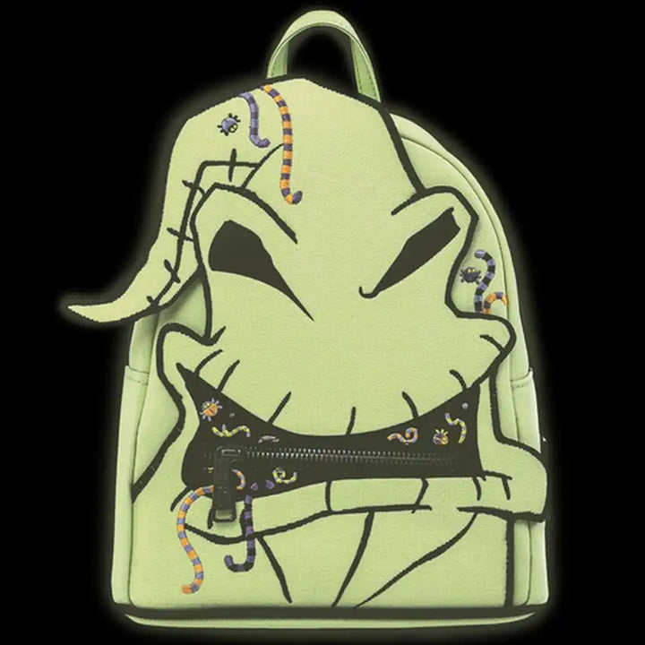 Disney Nightmare Before Christmas Oogie Boogie Creepy Crawlies Glow in the Dark Mini Backpack