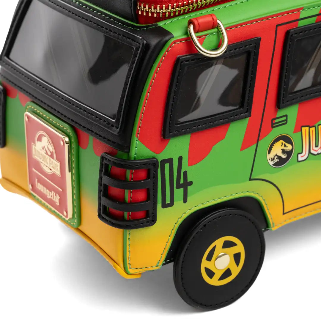 Loungefly Universal Jurassic Park Safari Tour Vehicle Figural Crossbody Bag - 707 Street Exclusive
