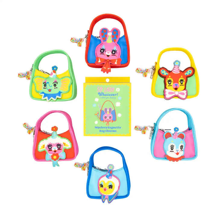 Whatever Makes You Happy So Lazo Mystery Box Party Animals Mini Baguette Bag Charms