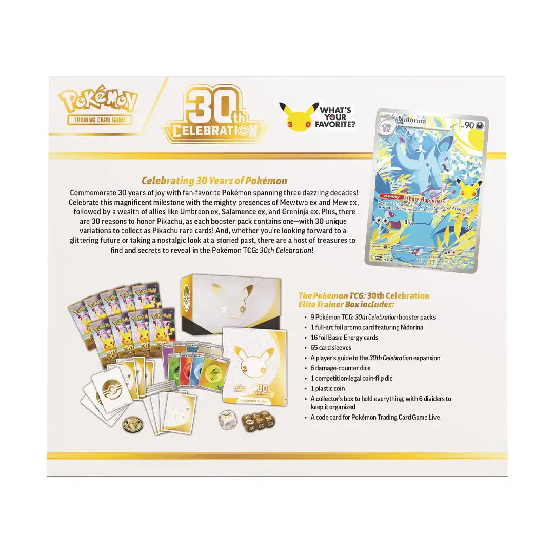 Pokémon TCG: 30th Celebration Elite Trainer Box
