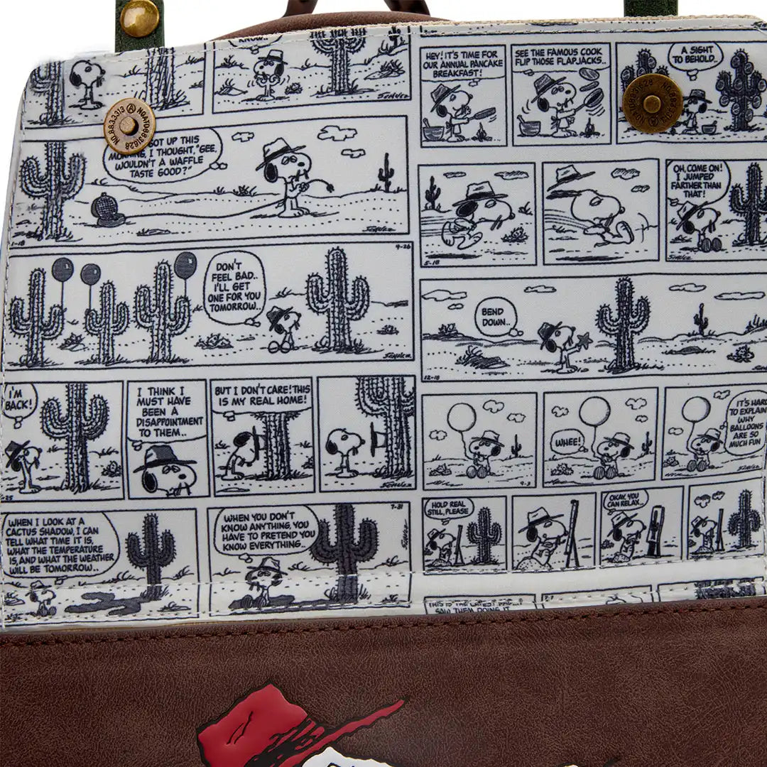 Loungefly Peanuts Spike Desert Mini Backpack