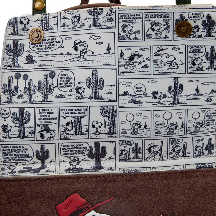 Loungefly Peanuts Spike Desert Mini Backpack