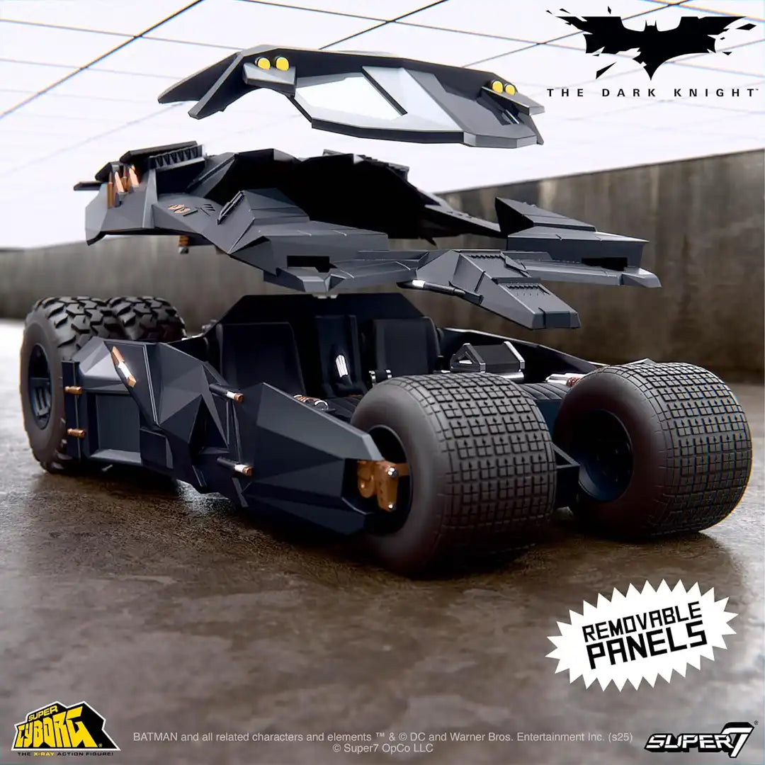 Super7 Super Cyborg 1989 Batman Tumbler Action Figure Vehicle